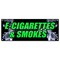 Signmission E-CIGS & SMOKES BANNER SIGN bubblers rolling paper e cigarettes vaporize B-E-Cigs & Smokes - alternate 1